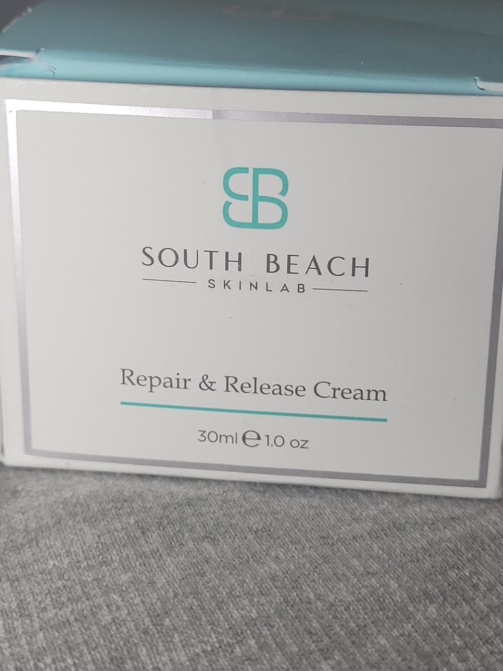 South Beach Skinlab Repair & Release Cream - Teal/White